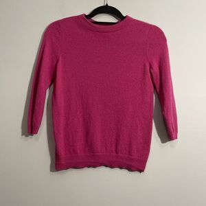 Talbots Women’s Pink Cashmere Sweater Size SP – Soft Luxury, Classic Preppy